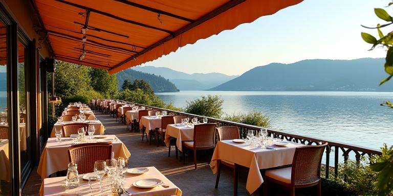 Restaurant mit Seeterrasse am Zürichsee